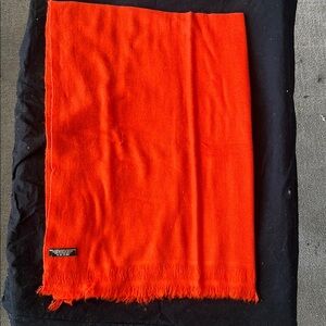 Vibrant Orange Scarf